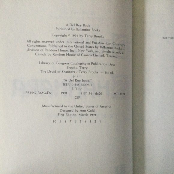 Lot Of Terry Brooks Books inc First Edition Hardcover Novels Fantasy - Picture 2 of 2